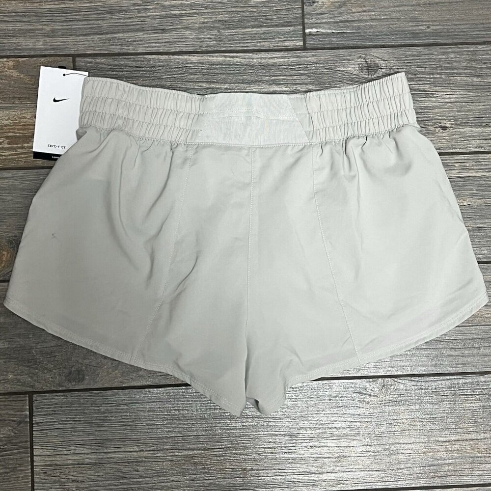 NWT Nike Women's Shorts Medium One Dri-FIT Mid-Rise 3" Brief-Lined DX6010-012 - Picture 5 of 15